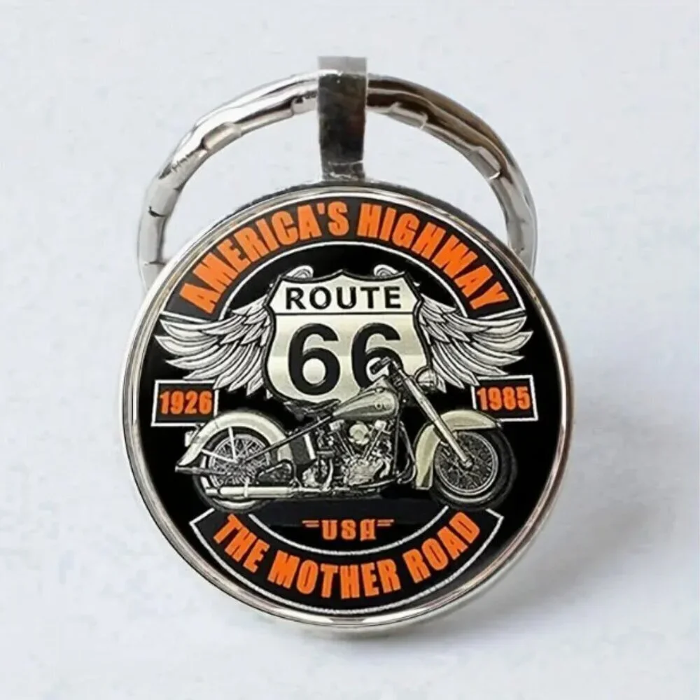 Route 66 Keychain - NEW! Your Choice of Multiple Designs